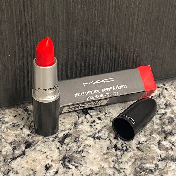 MAC Matte Lipstick in Mangrove #639 Red Brand NEW - Picture 5 of 6